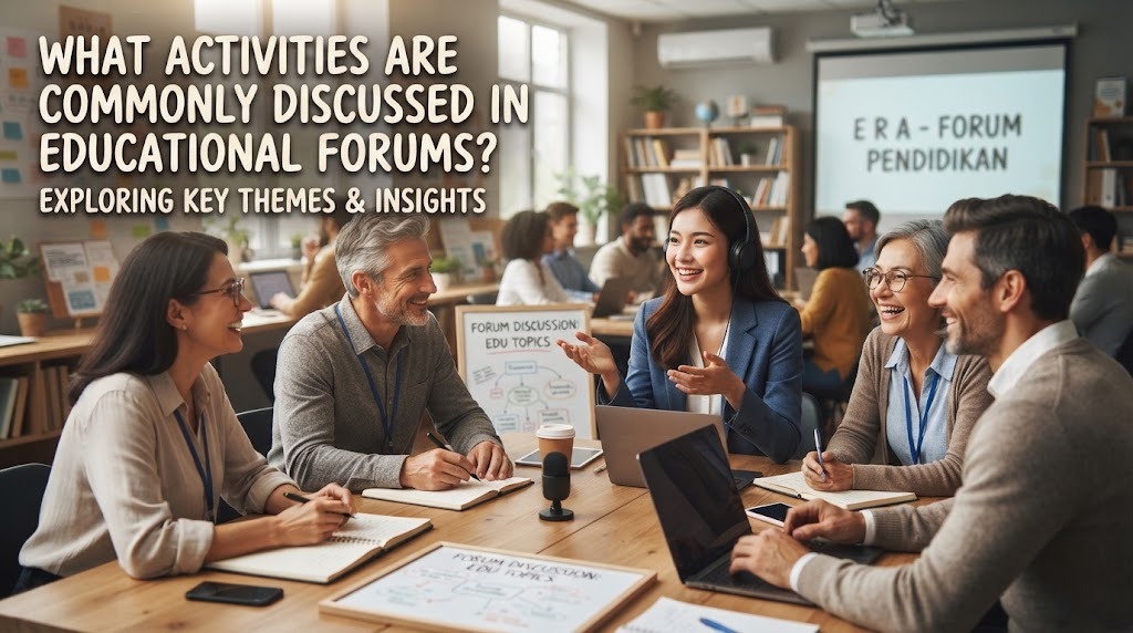 What Activities Are Commonly Discussed in Educational Forums?