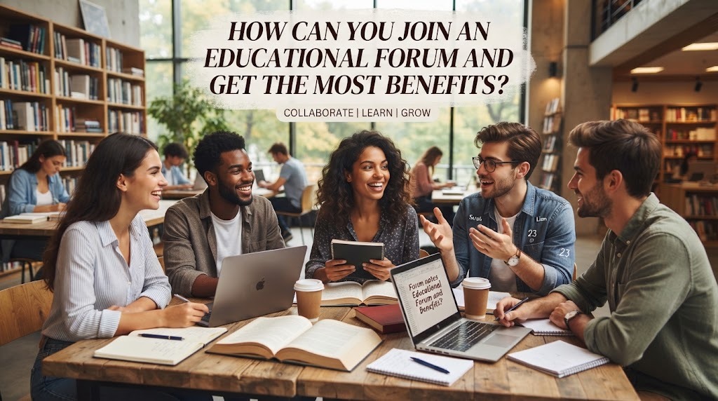 How Can You Join An Educational Forum and Get the Most Benefits?