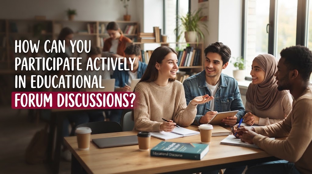 How Can You Participate Actively In Educational Forum Discussions?