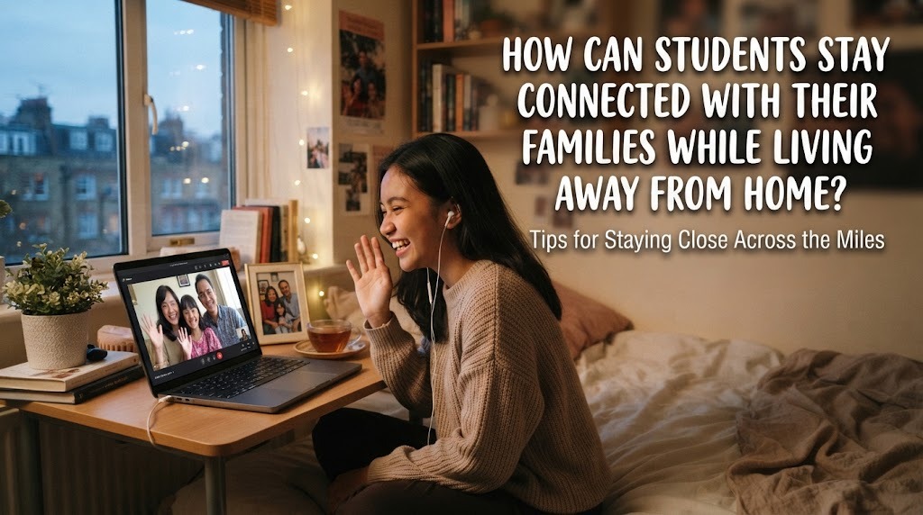 How Can Students Stay Connected With Their Families While Living Away From Home?