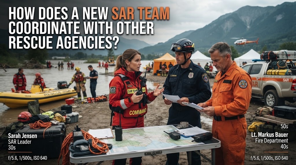How Does a New SAR Team Coordinate With Other Rescue Agencies?