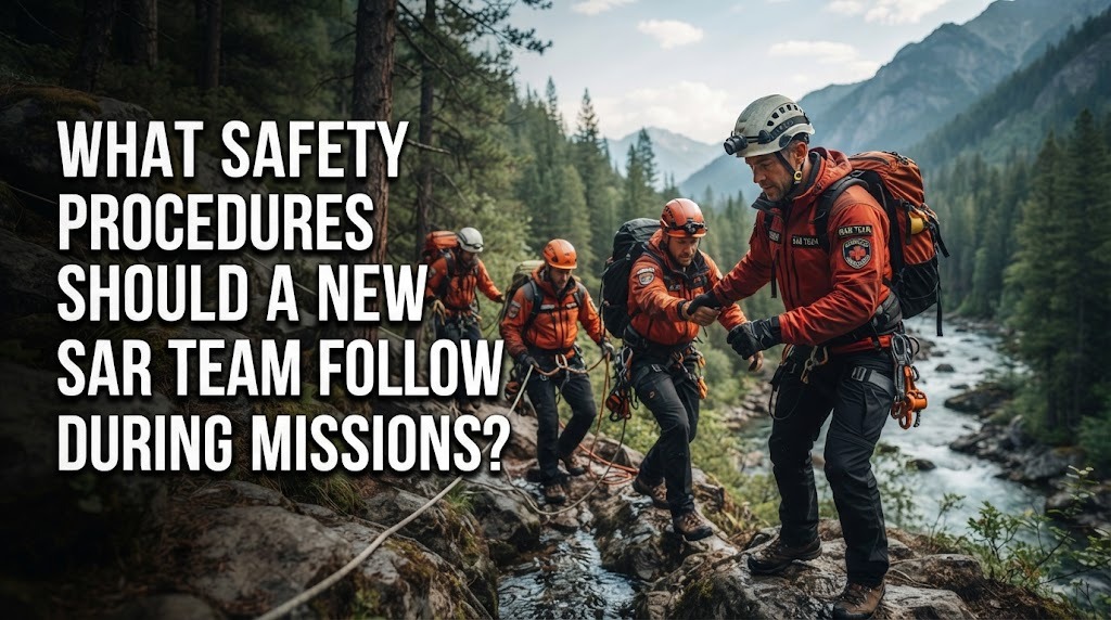 What Safety Procedures Should a New SAR Team Follow During Missions?