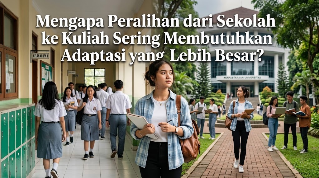 Mengapa Peralihan dari Sekolah ke Kuliah Sering Membutuhkan Adaptasi yang Lebih Besar?