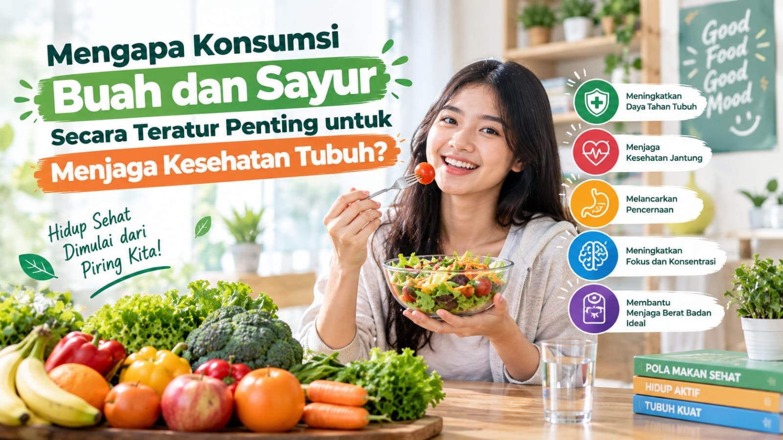 Mengapa Konsumsi Buah dan Sayur Secara Teratur Penting untuk Menjaga Kesehatan Tubuh?
