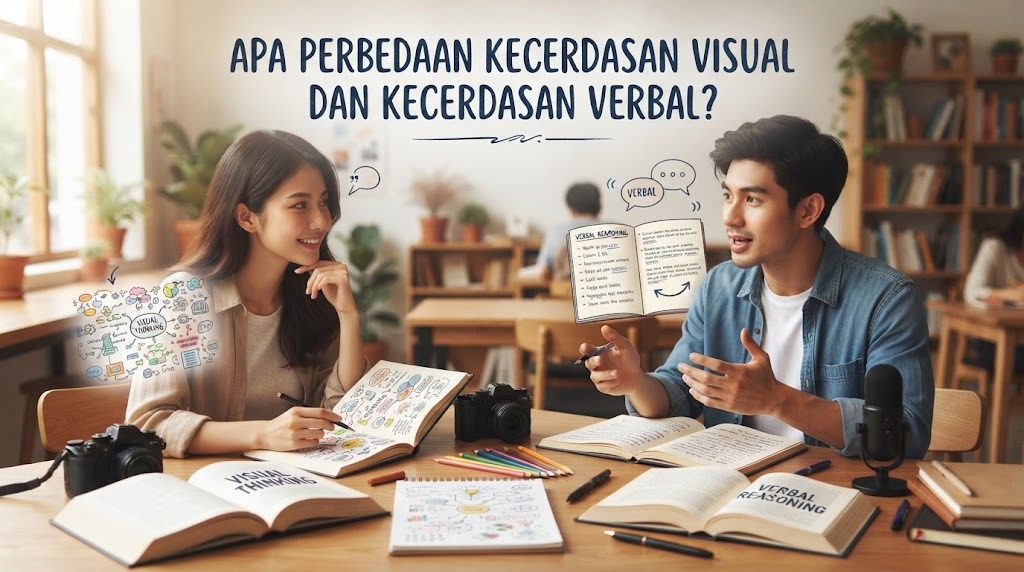 Apa Perbedaan Kecerdasan Visual dan Kecerdasan Verbal?