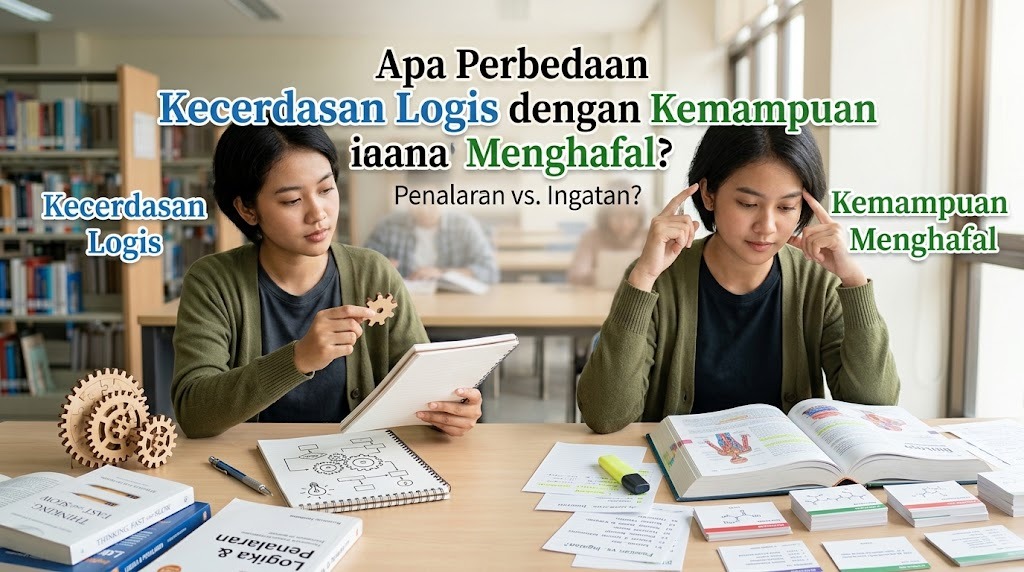 Apa Perbedaan Kecerdasan Logis dengan Kemampuan Menghafal?