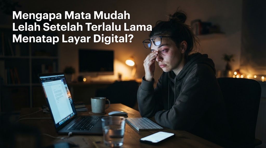Mengapa Mata Mudah Lelah Setelah Terlalu Lama Menatap Layar Digital?