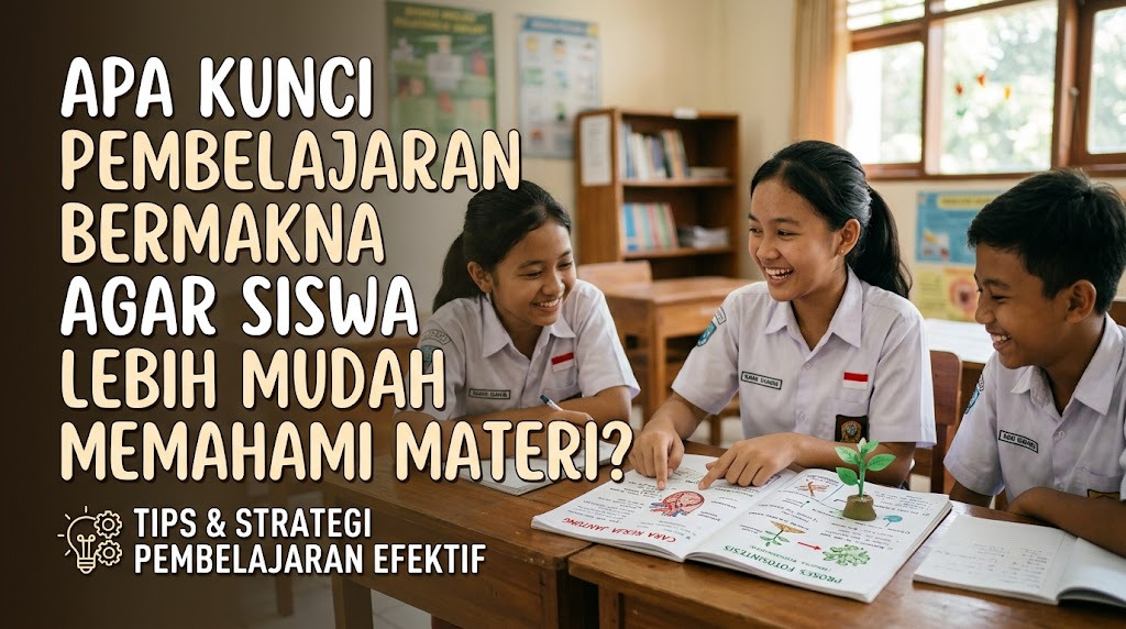 Apa Kunci Pembelajaran Bermakna agar Siswa Lebih Mudah Memahami Materi?