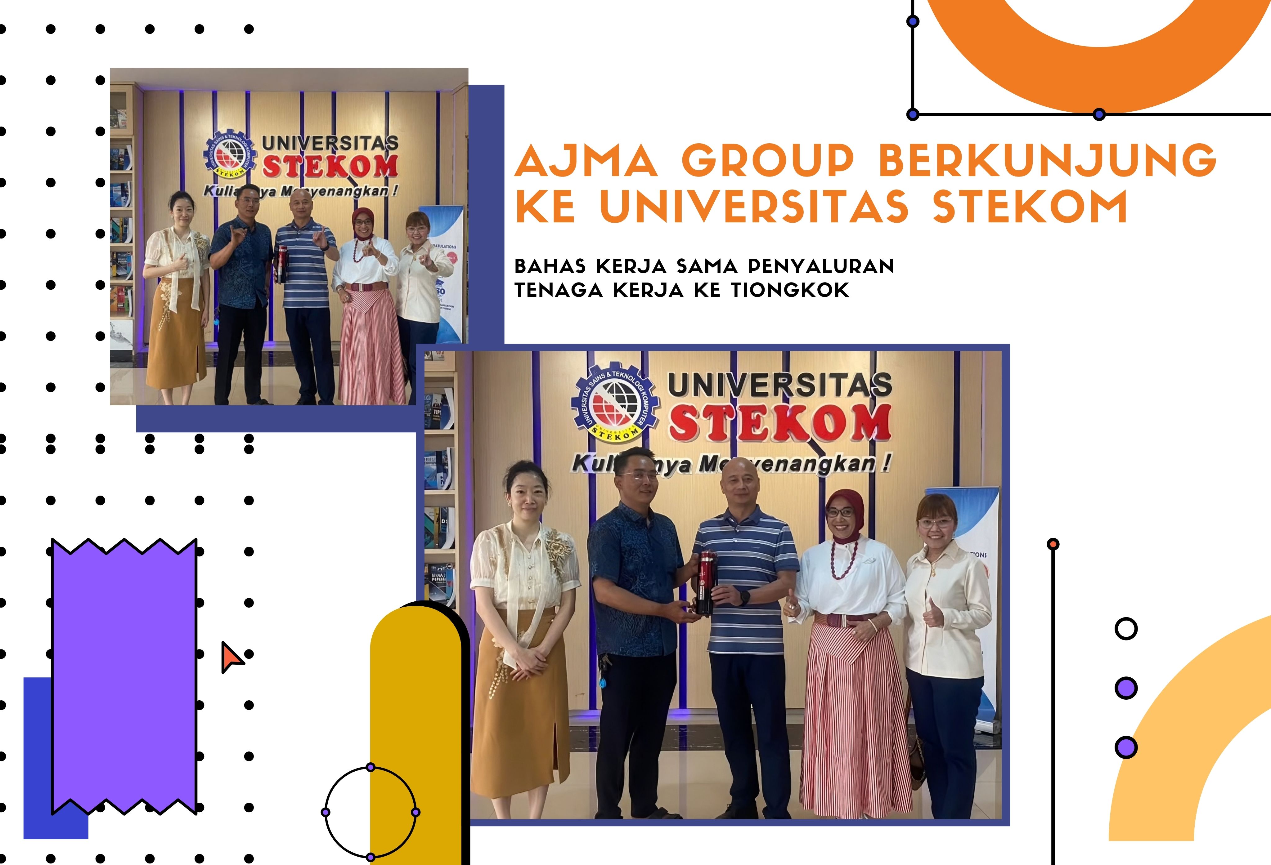 AJMA Group Berkunjung Universitas STEKOM, Bahas Kerja Sama Penyaluran Tenaga Kerja ke Tiongkok