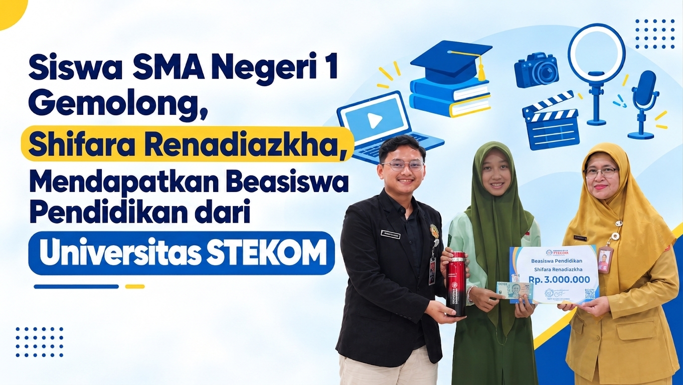 Siswa SMA Negeri 1 Gemolong, Shifara Renadiazkha, Mendapatkan Beasiswa Pendidikan dari Universitas STEKOM