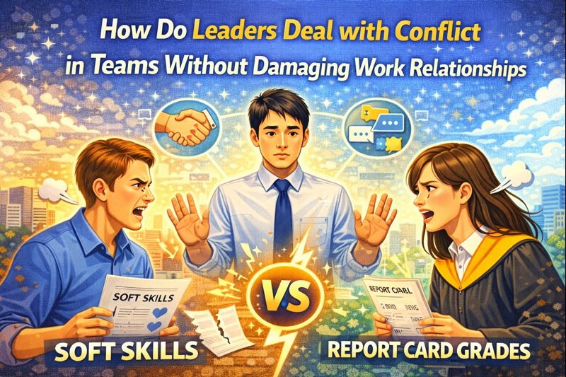 How Do Leaders Deal with Conflict in Teams Without Damaging Work Relationships?