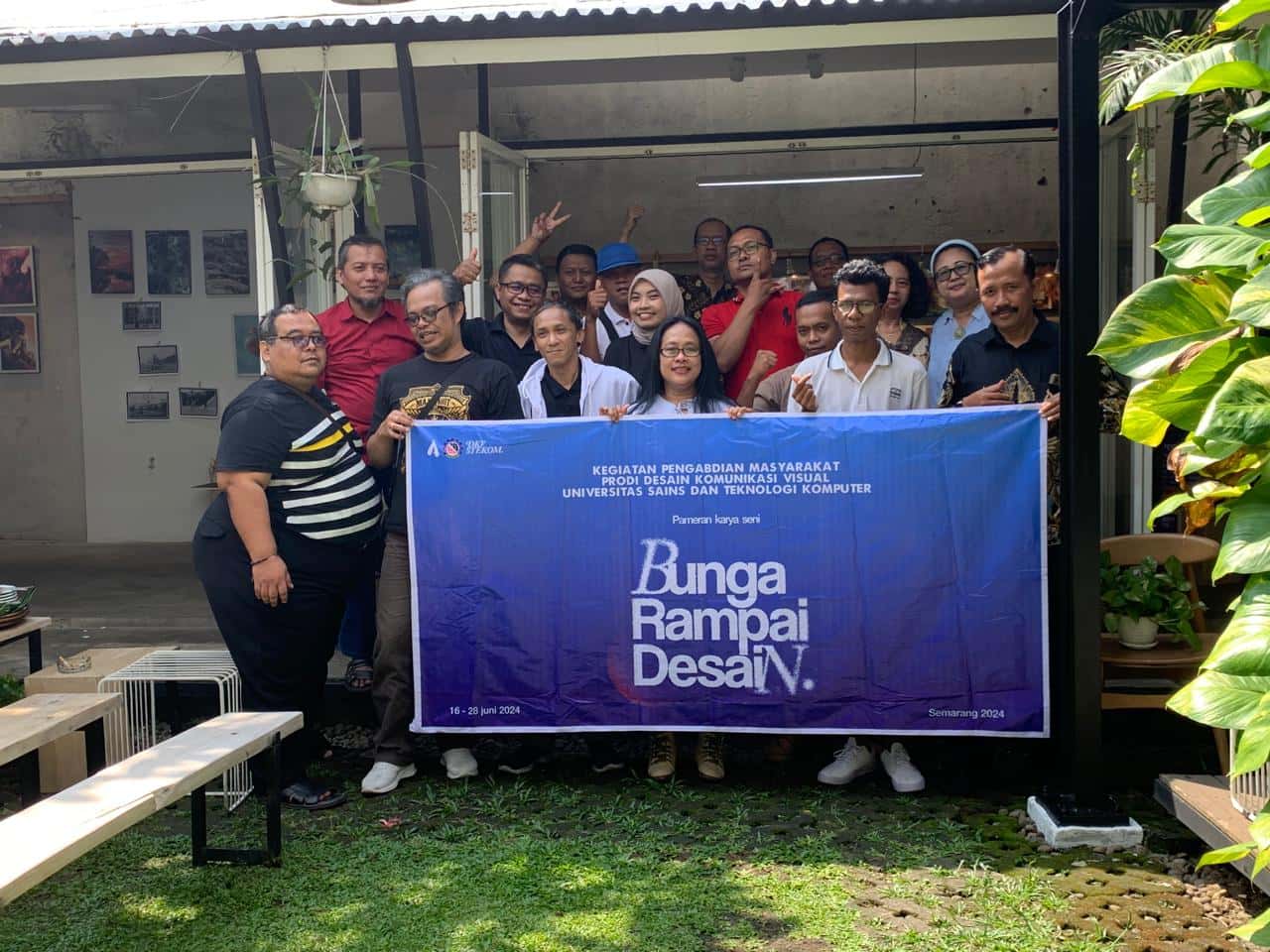 Program Studi DKV Universitas STEKOM mengadakan Pameran Karya Seni