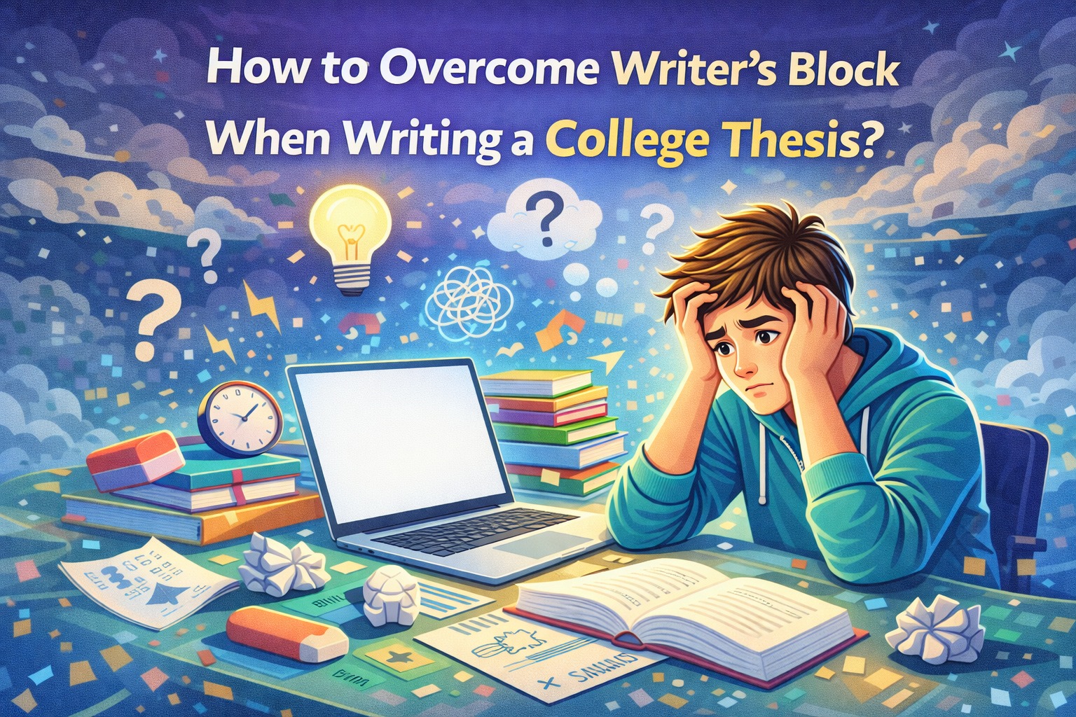 How to Overcome Writer's Block When Writing a College Thesis?