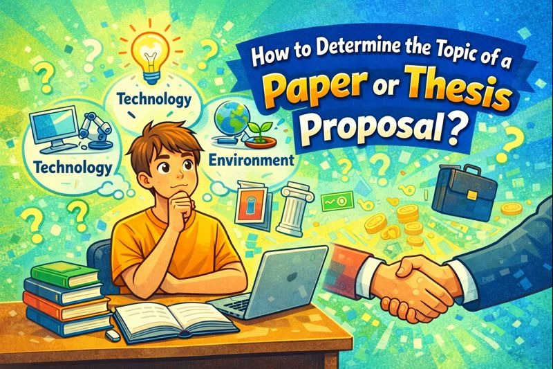How to Determine the Topic of a Paper or Thesis Proposal?
