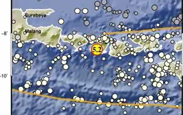 Gempa M5,2 Guncang Lombok Barat Hari Ini, Getaran Terasa hingga Bali