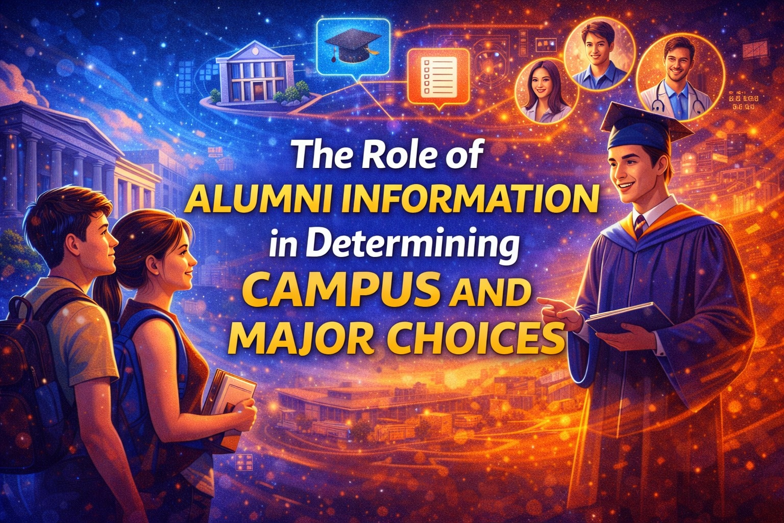 The Role of Alumni Information in Determining Campus and Major Choices