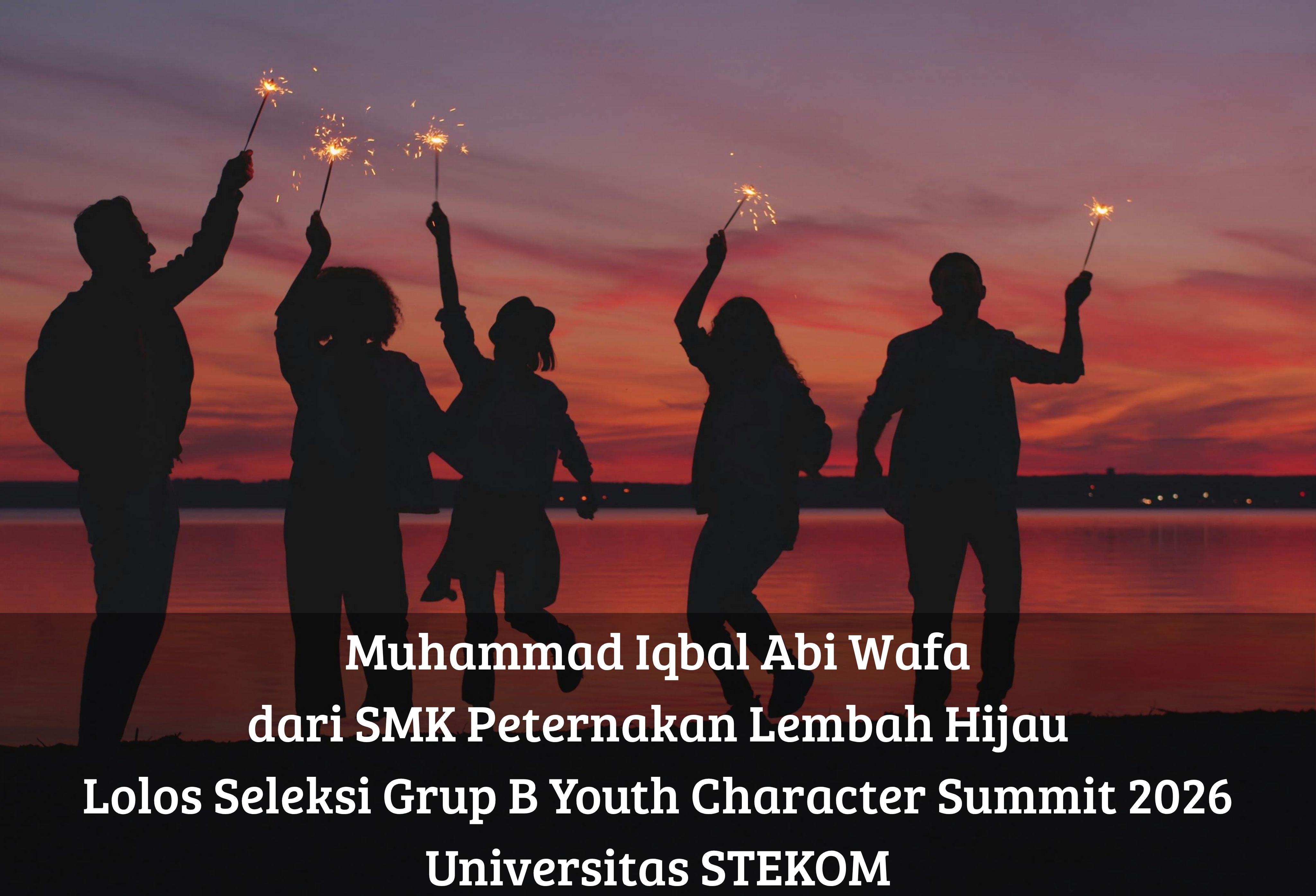 Muhammad Iqbal Abi Wafa dari SMK Peternakan Lembah Hijau Lolos Seleksi Grup B Youth Character Summit 2026