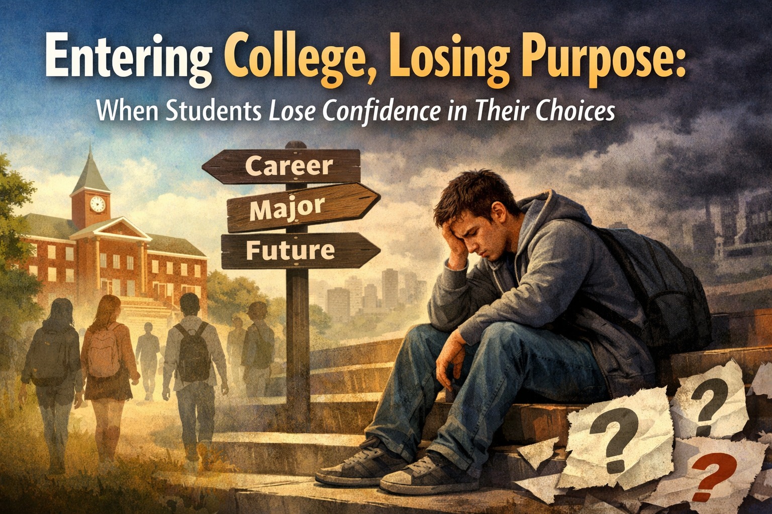 Entering College, Losing Purpose: When Students Lose Confidence in Their Choices