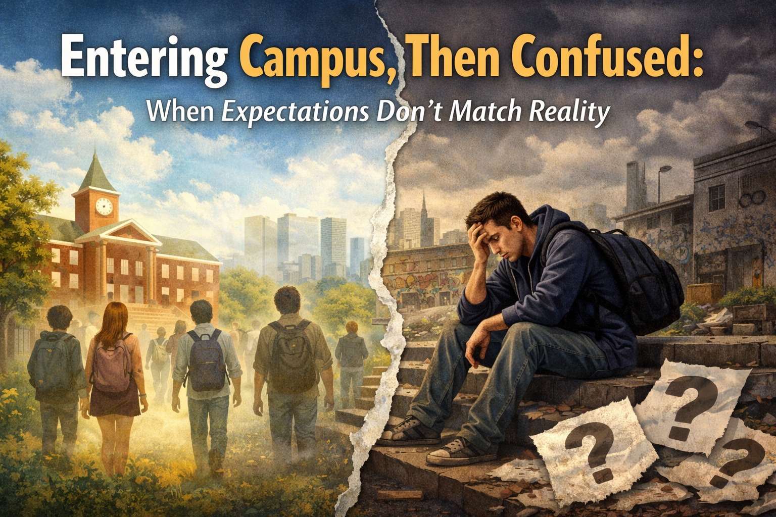 Entering Campus, Then Confused: When Expectations Don't Match Reality
