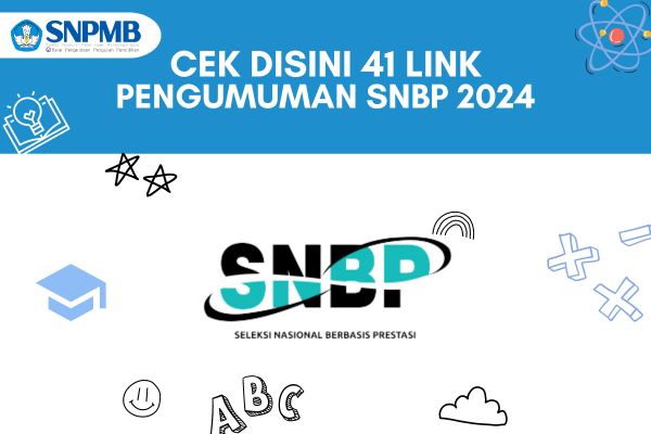 41 Link Pengumuman SNBP 2024