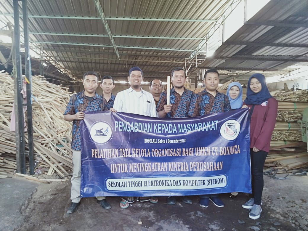 Program Pengabdian Masyarakat (ABDIMAS) di CV. Bonanza Kabupaten Boyolali