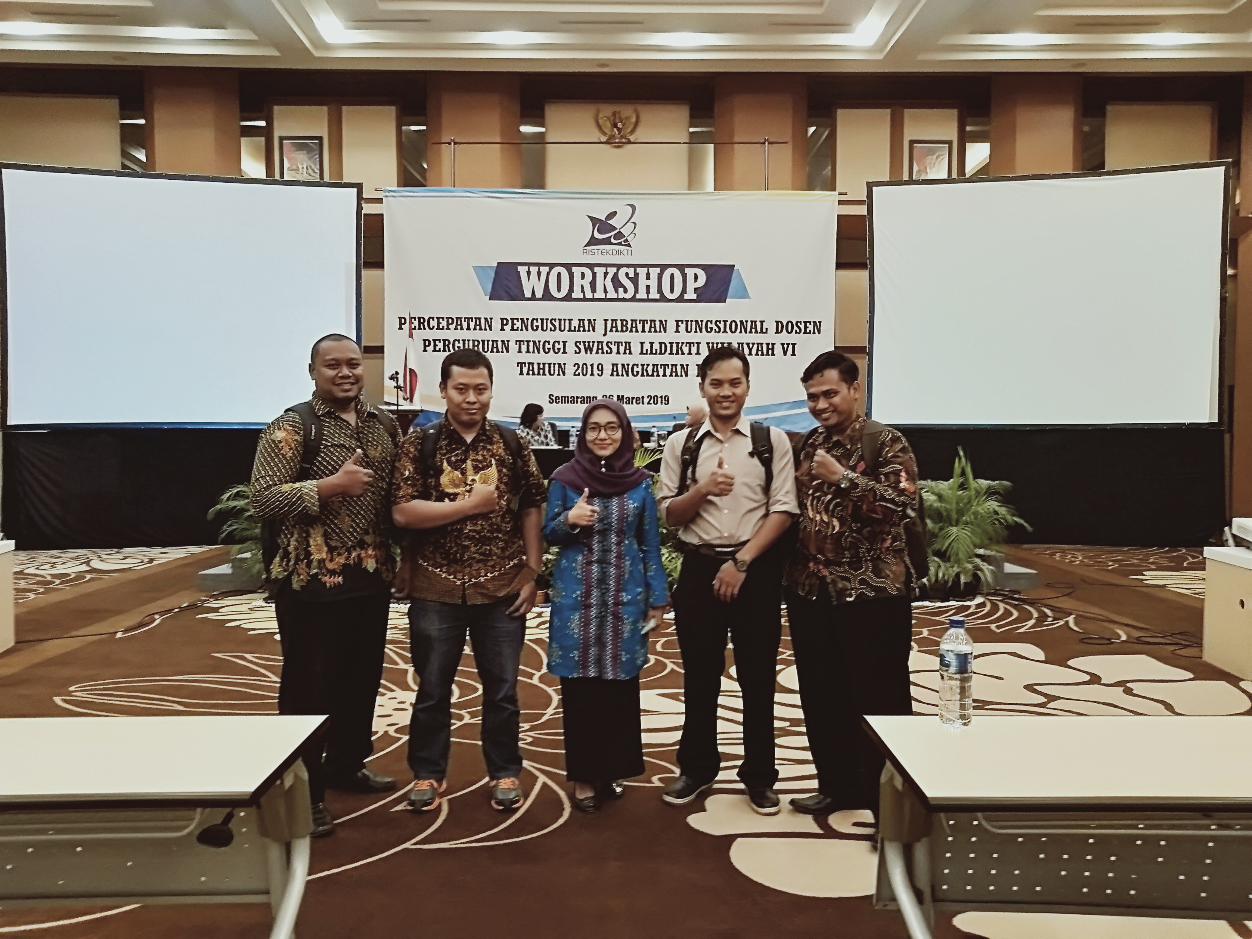 Workshop Percepatan Pengusulan Jabatan Fungsional Dosen Perguruan Tinggi Swasta LLDIKTI Wilayah VI di Aston Semarang Hotel