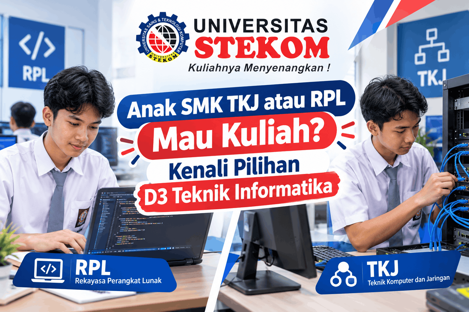 Anak SMK TKJ atau RPL Mau Kuliah? Kenali Pilihan D3 Teknik Informatika