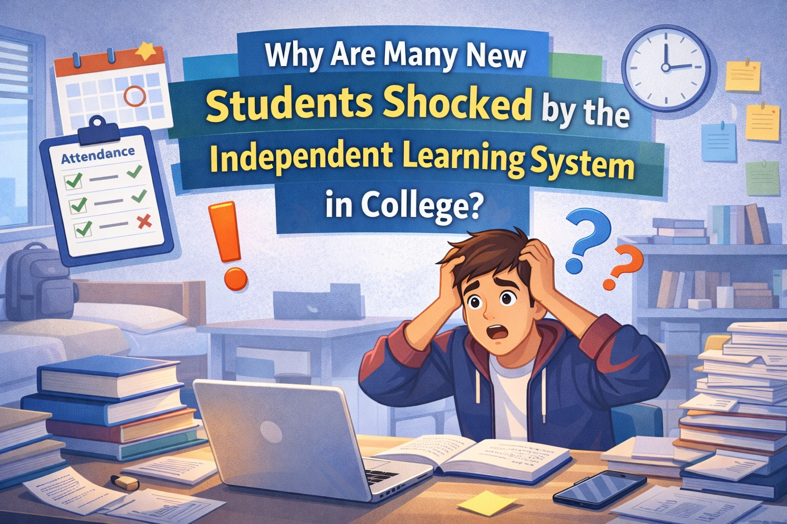 Why Are Many New Students Shocked by the Independent Learning System in College?