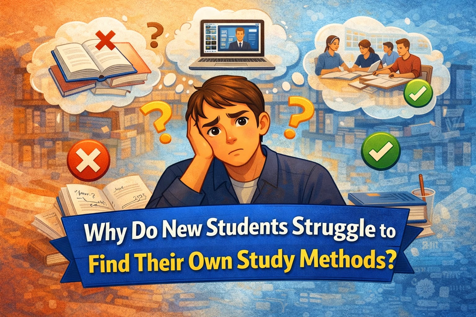 Why Do New Students Struggle to Find Their Own Study Methods?