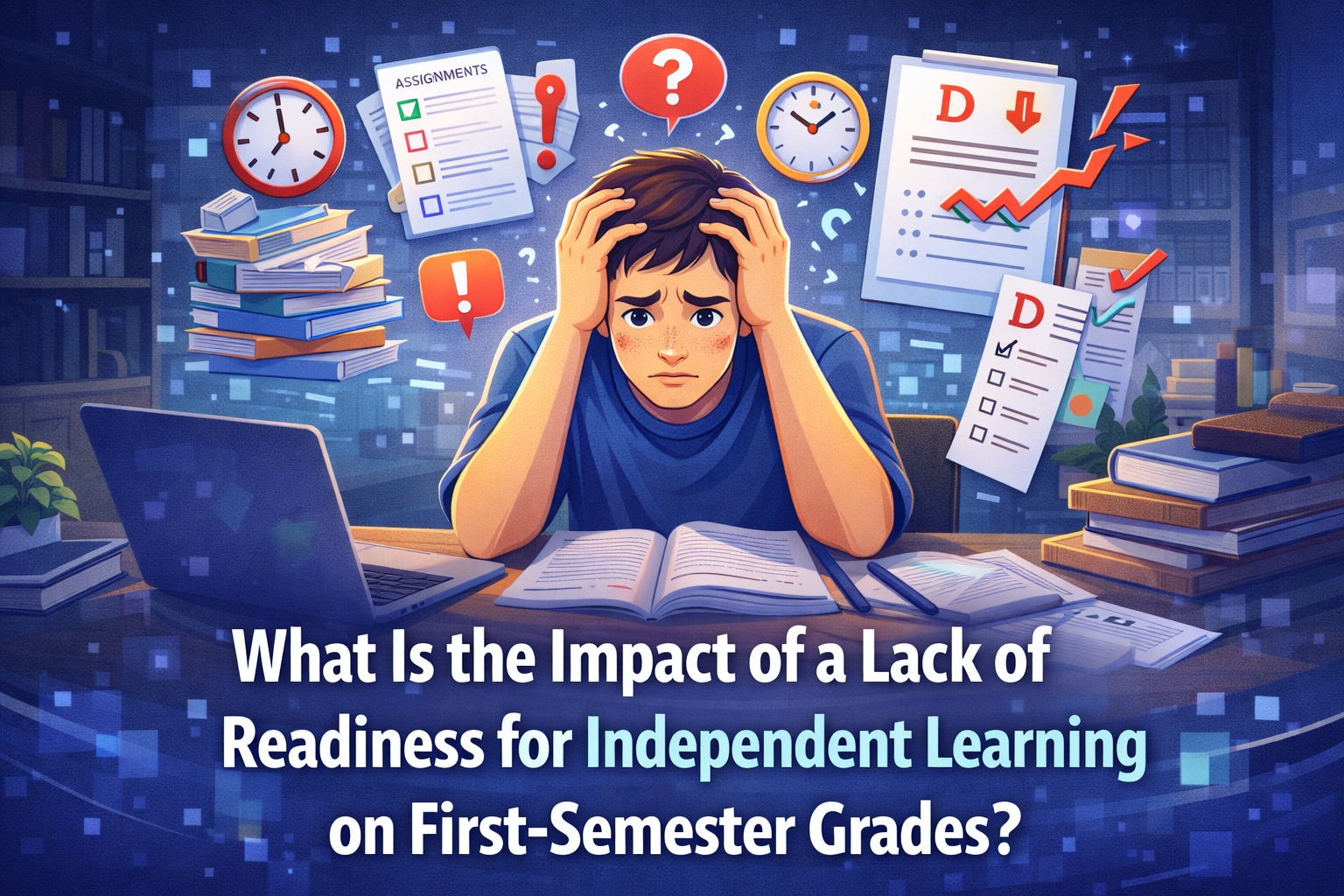 What Is the Impact of a Lack of Readiness for Independent Learning on First-Semester Grades?