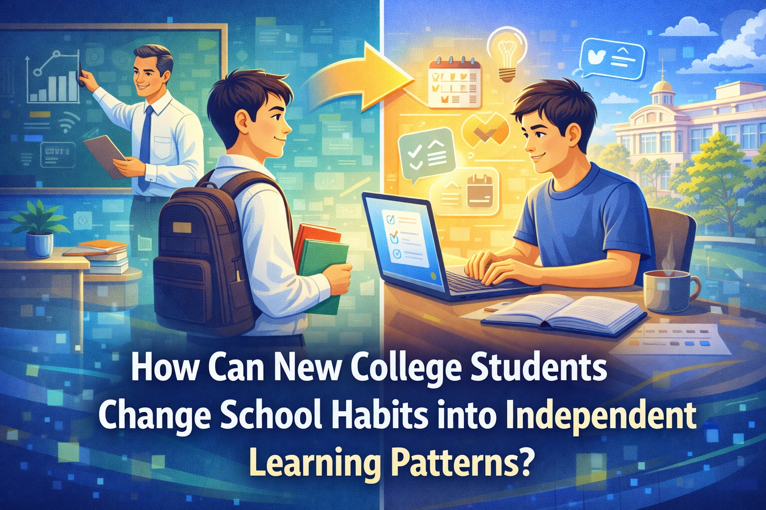 How Can New College Students Change School Habits into Independent Learning Patterns?