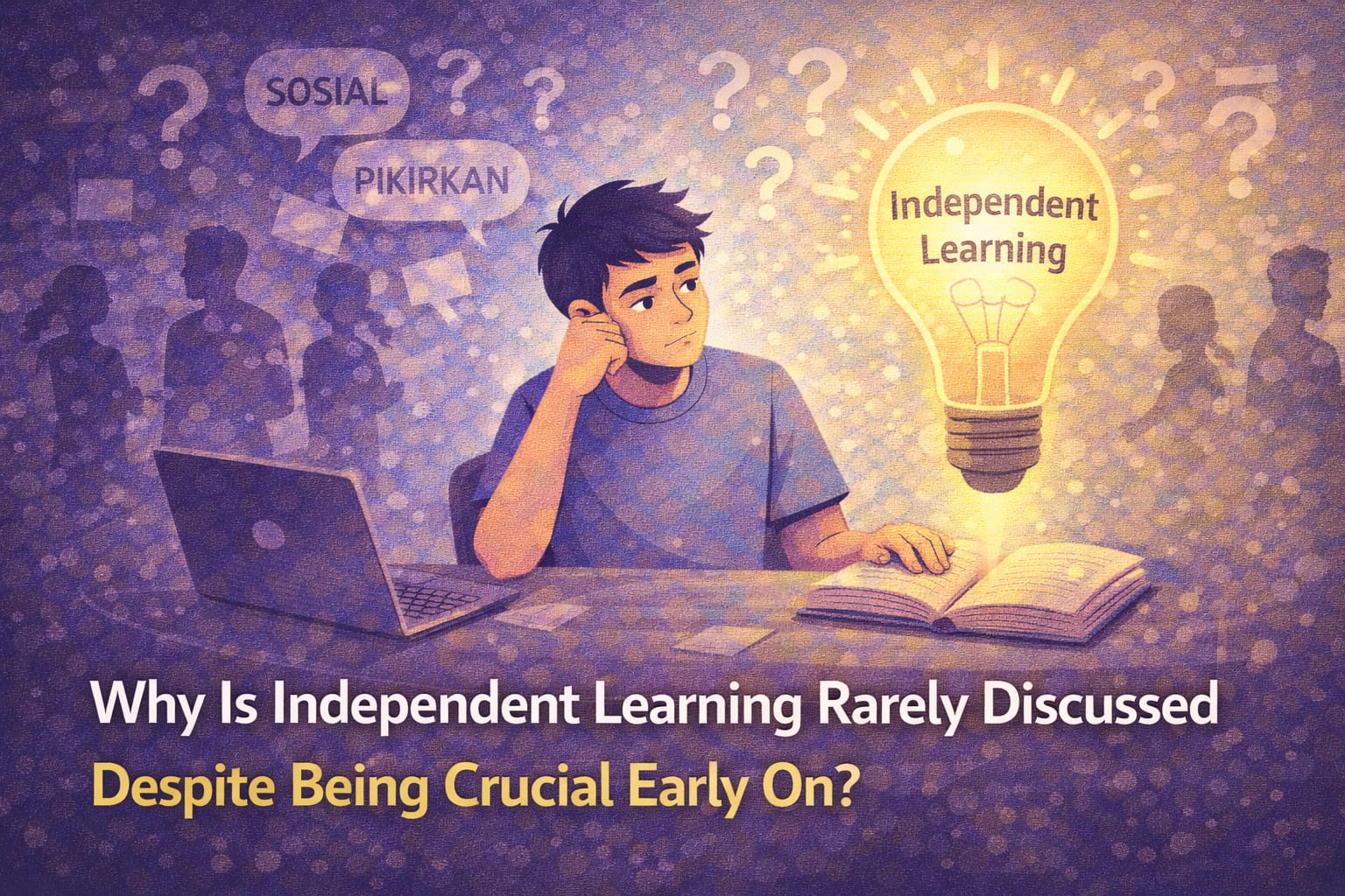 Why Is Independent Learning Rarely Discussed Despite Being Crucial Early On?