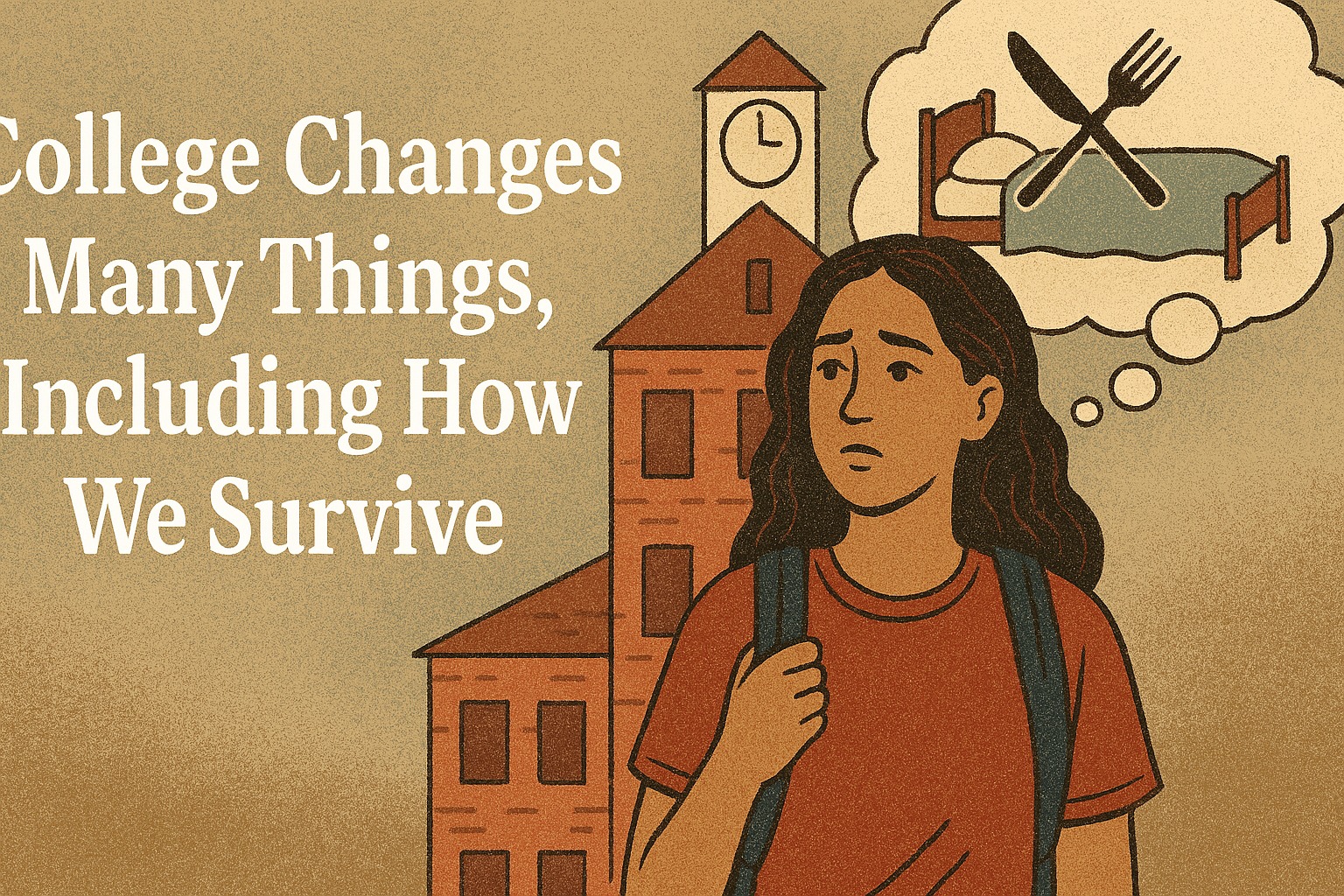 College Changes Many Things, Including How We Survive