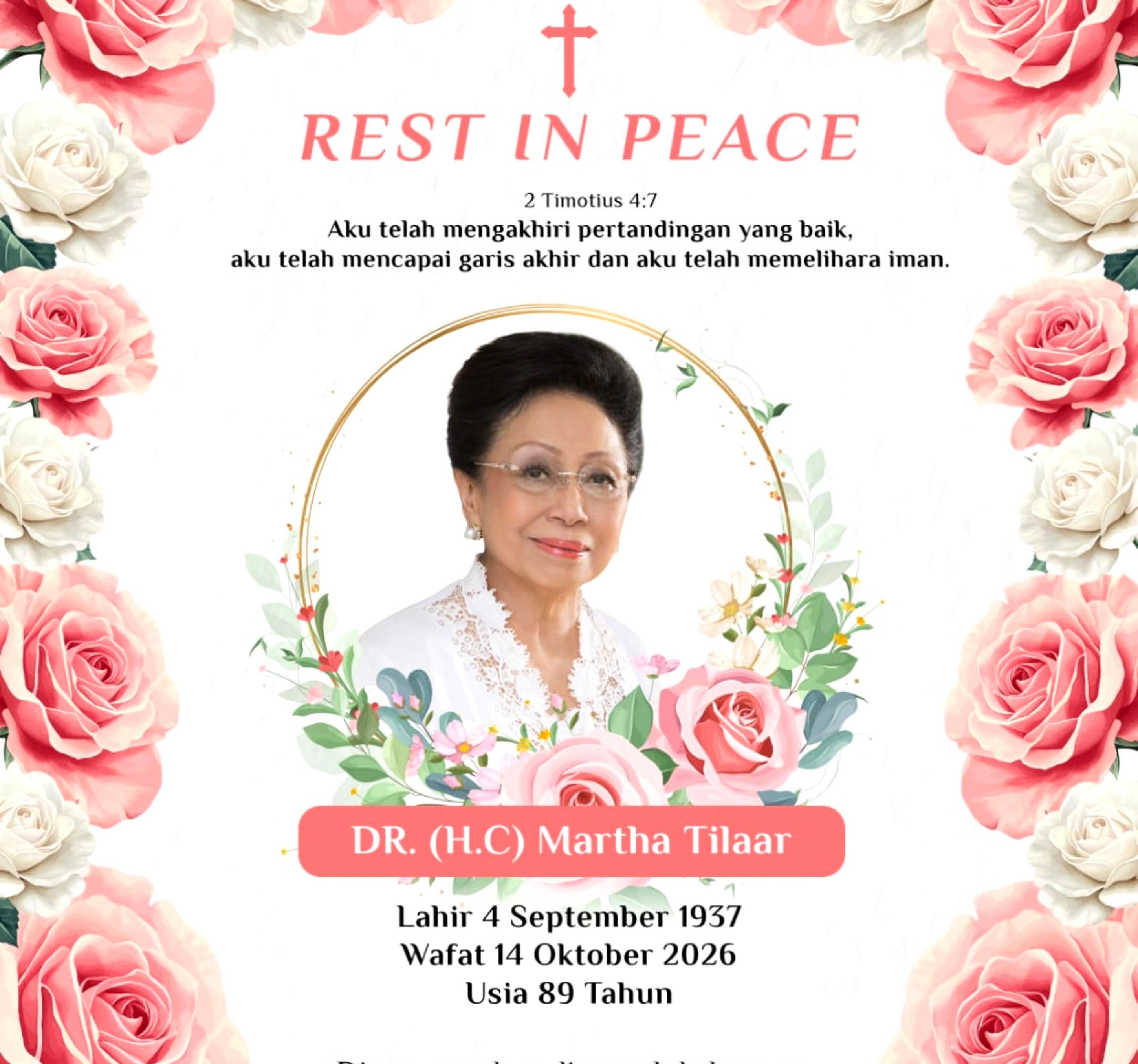 Pendiri Sariayu, Martha Tilaar Meninggal Dunia pada Usia 89 Tahun, Tinggalkan Warisan Besar bagi Industri Kecantikan Indonesia