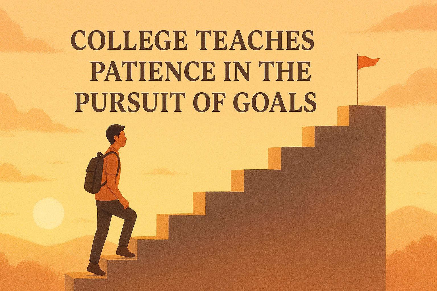 College Teaches Patience in the Pursuit of Goals