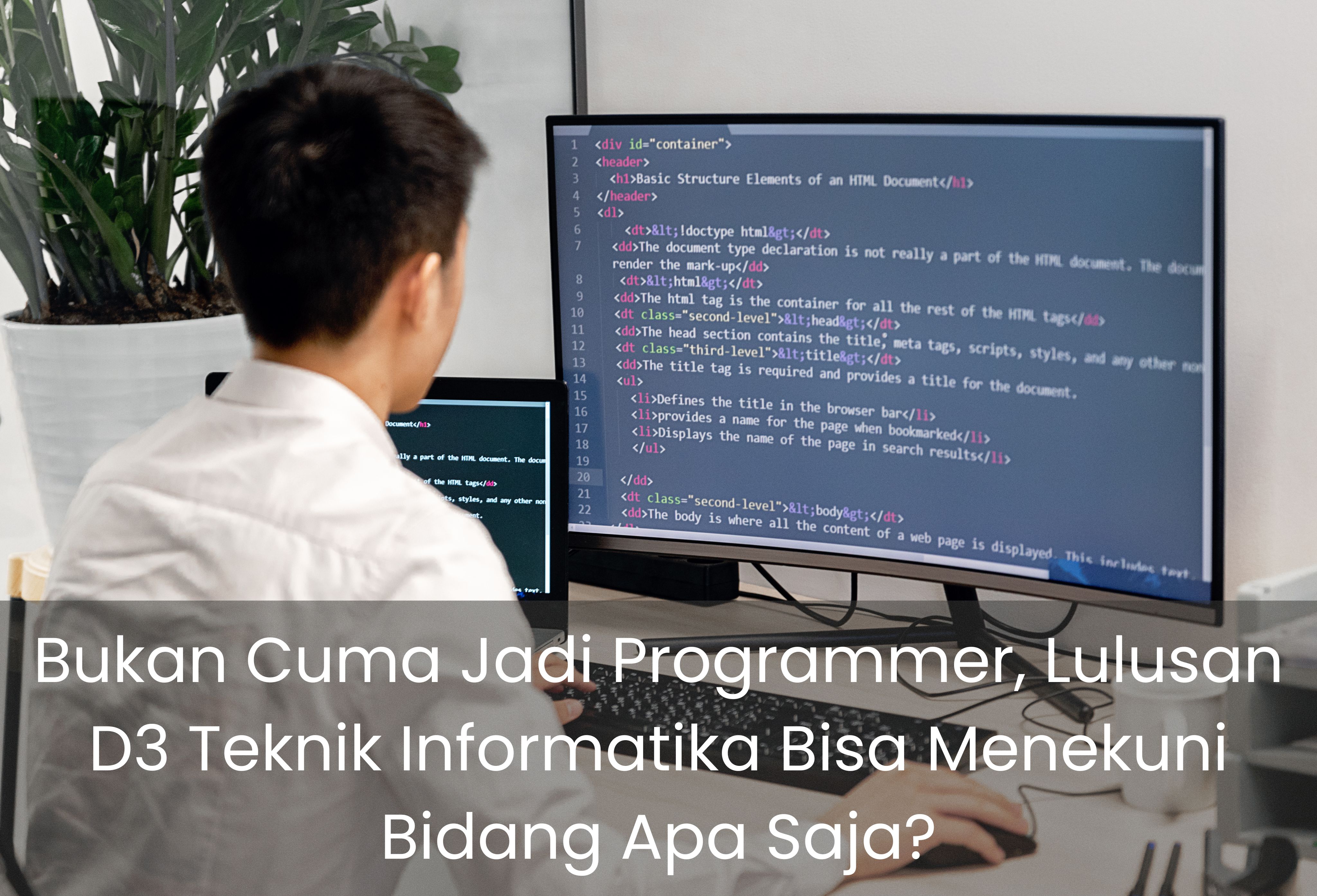 Bukan Cuma Jadi Programmer, Lulusan D3 Teknik Informatika Bisa Menekuni Bidang Apa Saja?