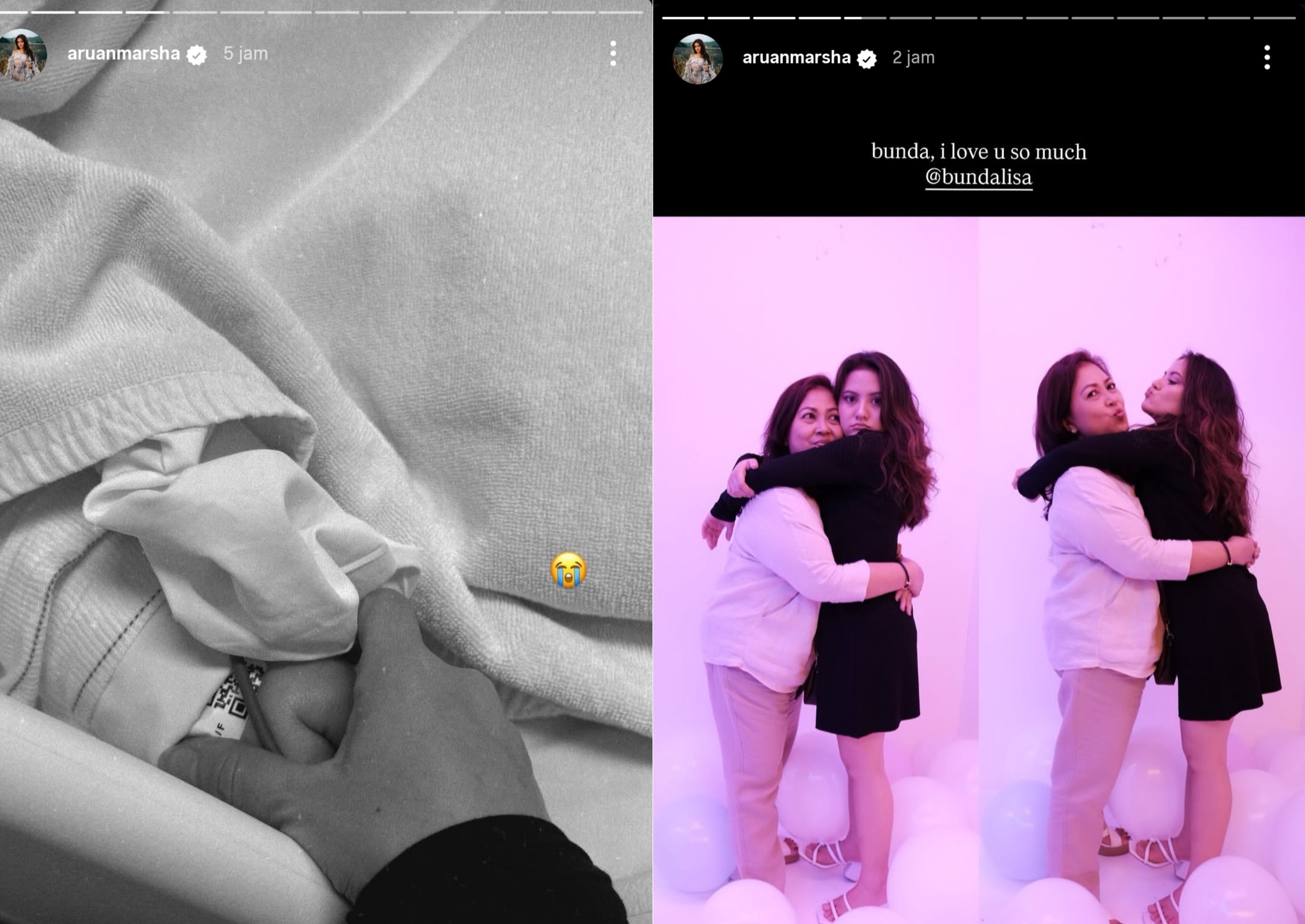 Marsha Aruan Berduka, Sang Ibunda Meninggal Dunia
