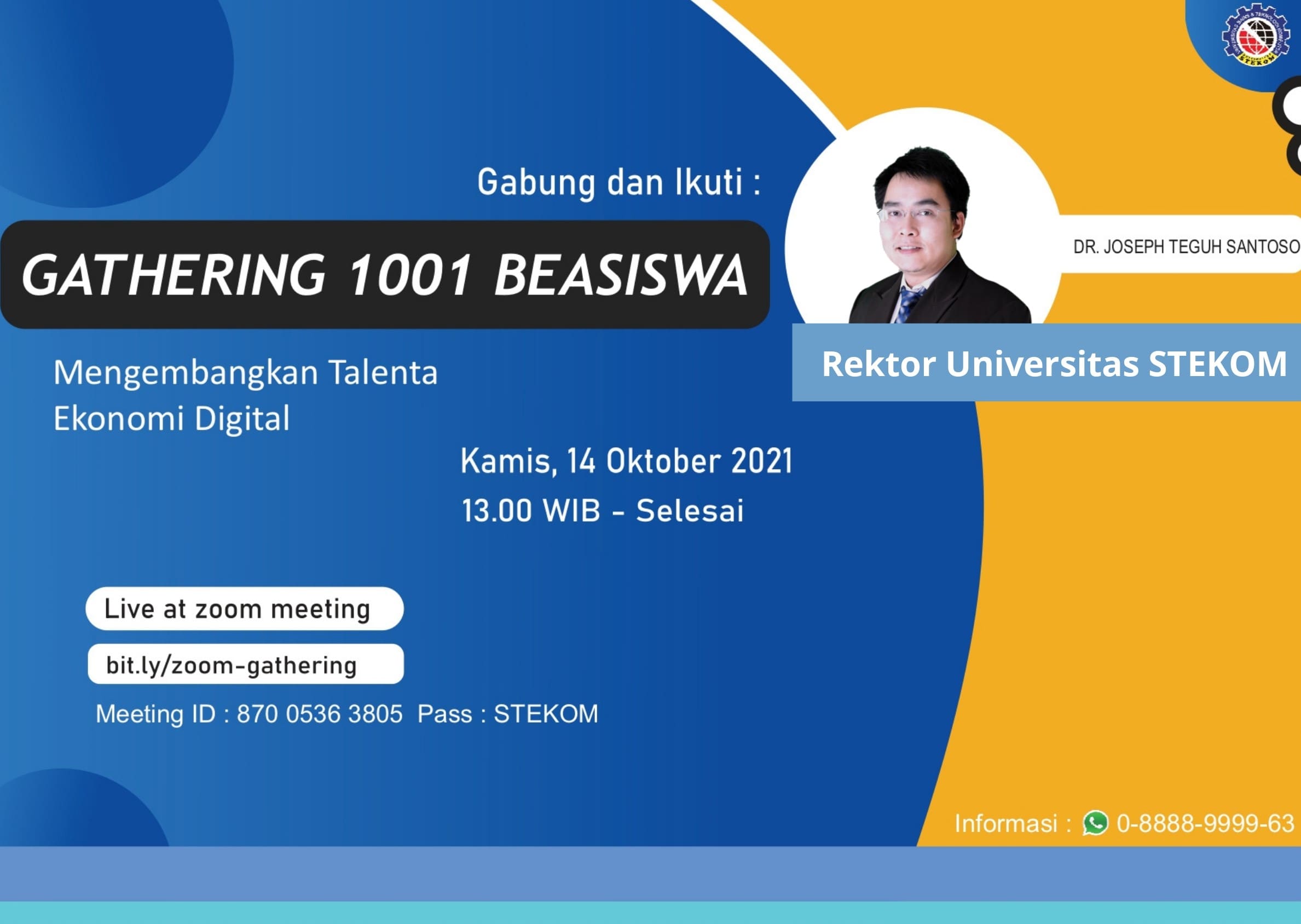 Sebanyak 1001 Beasiswa Disediakan untuk Mengembangkan Talenta Ekonomi Digital