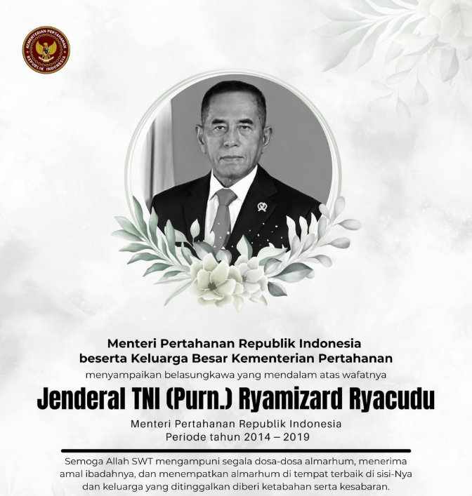 Ryamizard Ryacudu Tutup Usia, Indonesia Kehilangan Sosok Jenderal dan Negarawan