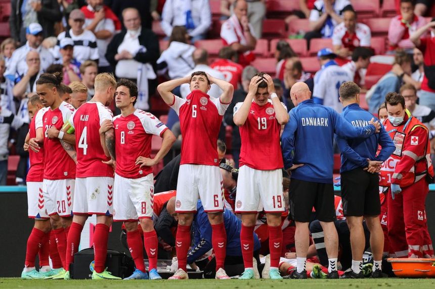 Denmark Vs Ukraina Dihentikan Setelah Insiden Christian Eriksen, Tim Dinamit Unggul 2-1