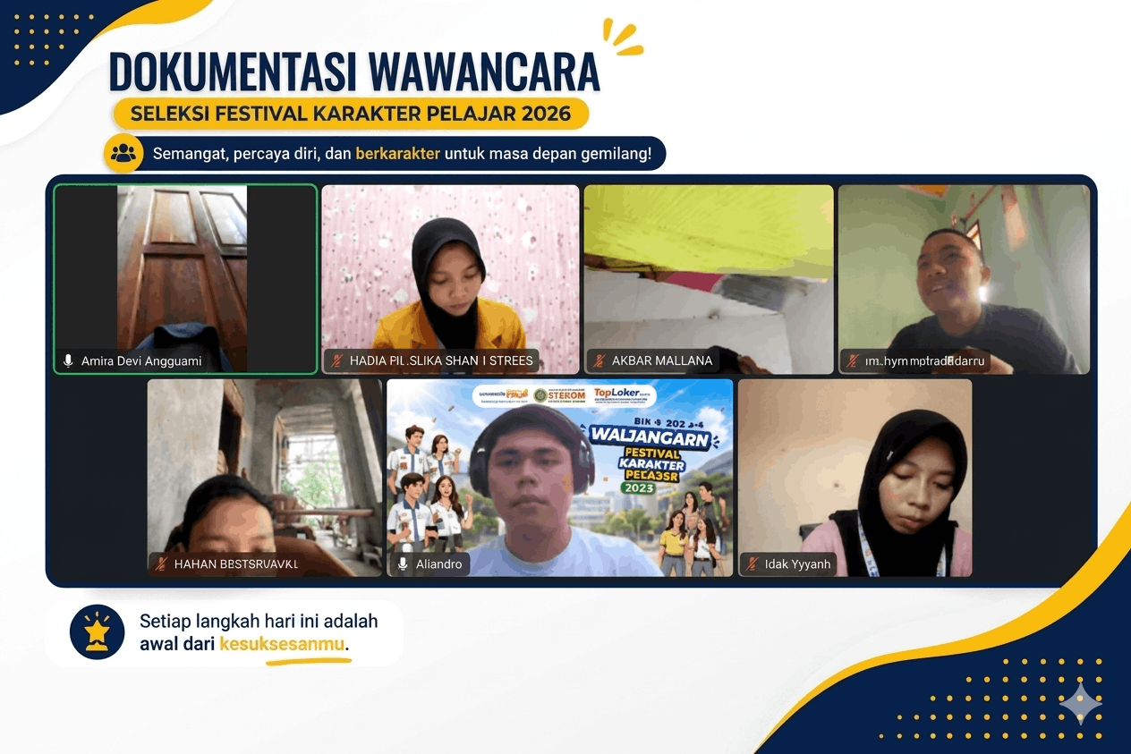 Gemilang dari Tegal, Elsa Kharisma Rizqi dari SMAN 2 Slawi Sukses Menjadi Bagian 100 Pelajar Terbaik Festival Karakter Pelajar 2026 Universitas STEKOM