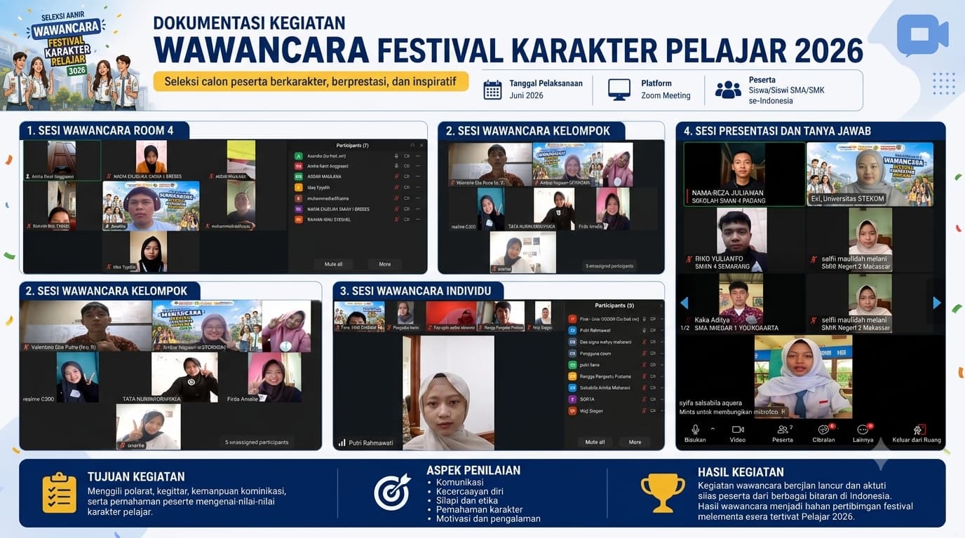 Rachelia Afifah Az Zahra Tunjukkan Karakter Unggul, Lolos Festival Karakter Pelajar 2026 Universitas Stekom