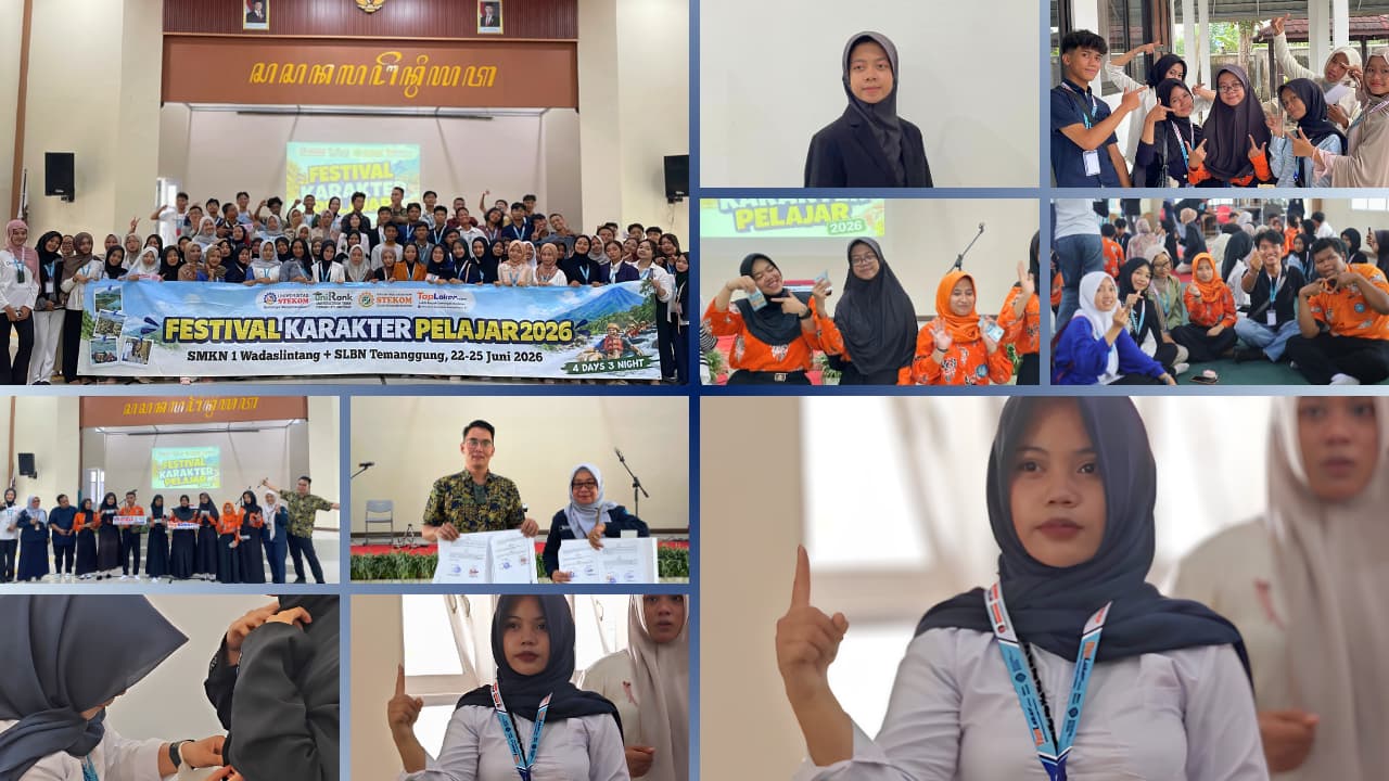 Amira Dewi Anggraeni dari SMK Negeri 1 Purwodadi Terpilih Mengikuti Festival Karakter Pelajar 2026 Universitas STEKOM