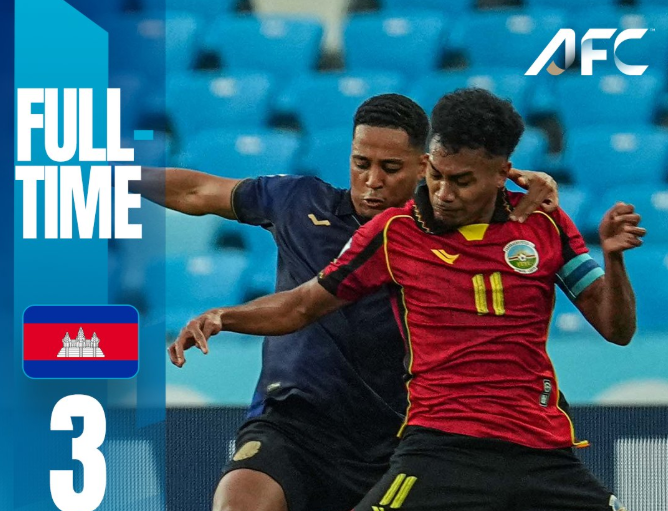 Kamboja Hajar Timor Leste 3-0 di Piala AFF 2026, Raih Kemenangan Perdana di Fase Grup