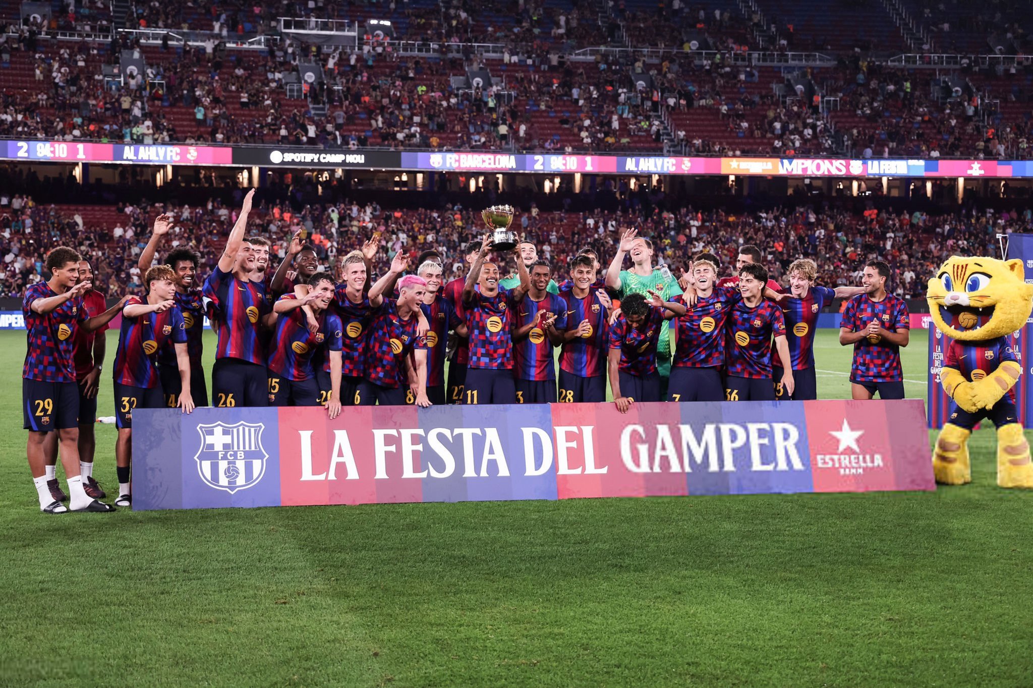 Barcelona vs Al Ahly Berakhir 2-1, Blaugrana Juara Joan Gamper 2026
