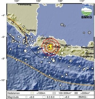 Gempa M 4,3 Mengguncang Cianjur, Getaran Terasa hingga Jakarta