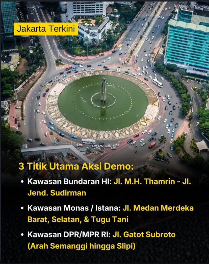 Demo Jakarta Hari Ini 24 September 2026, 50 Ribu Buruh Gelar Aksi di Sudirman-Thamrin