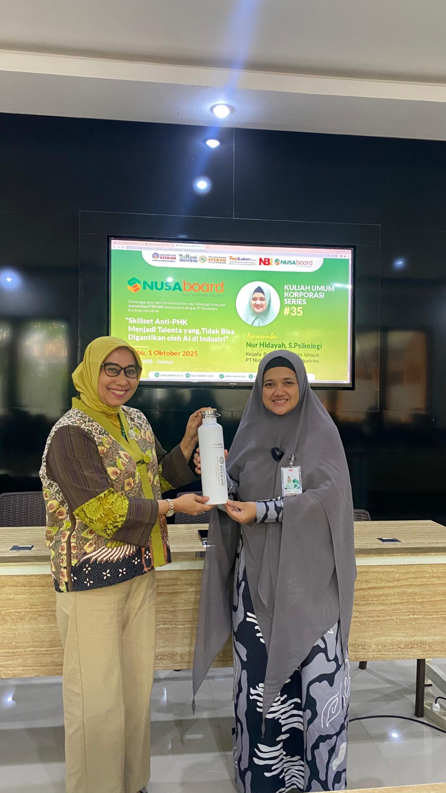Universitas STEKOM Selenggarakan Kuliah Umum Korporasi Series ke-35 Bersama PT Nusantara Buildings Industries