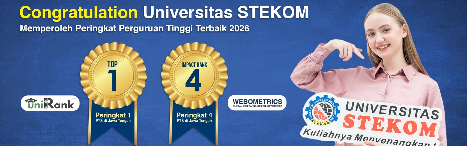 Top Ranking for STEKOM University 2026