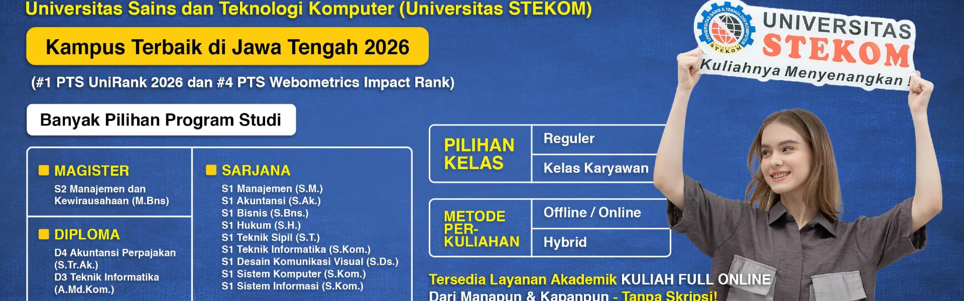 A Wide Selection of Study Programs